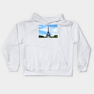 Eiffel tower in Paris Kids Hoodie